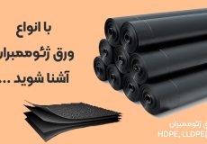 انواع ورق ژئوممبران در صنعت