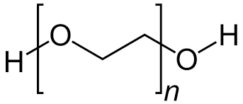 فرمول شیمیایی پلی اتیلن گلیکول Polyethylene glycol در سایت پکیلون