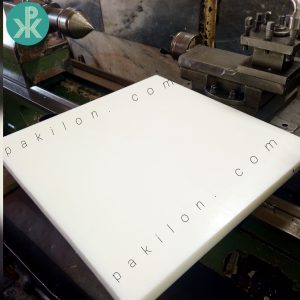 Butcher's polyethylene work board 50x50x3 cm
