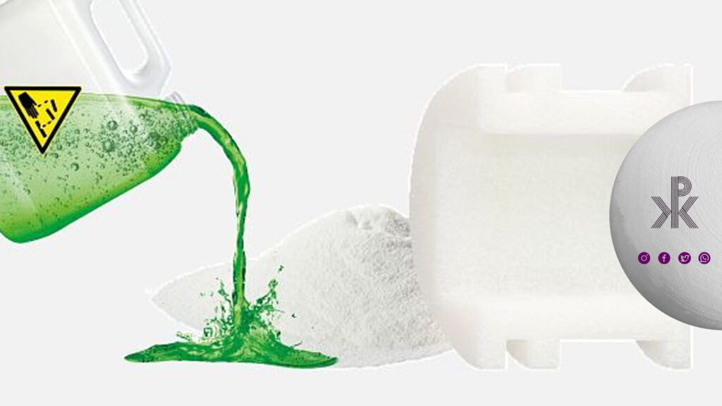 مقاومت قطعه پلی‌اتیلن در برابر اسید قوی