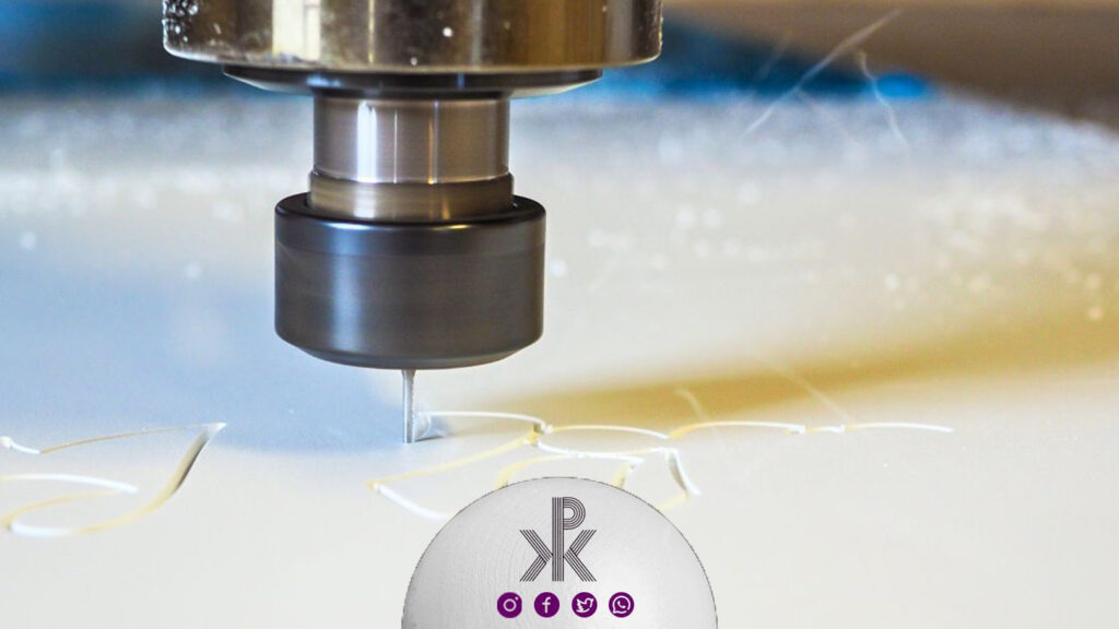 تراش قطعات مهندسی تفلونی توسط ماشین cnc