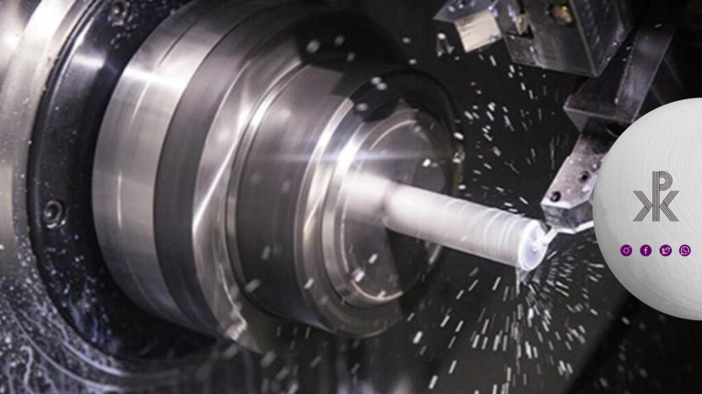 روتراشی شفت پی تی اف ای با دستگاه تراش