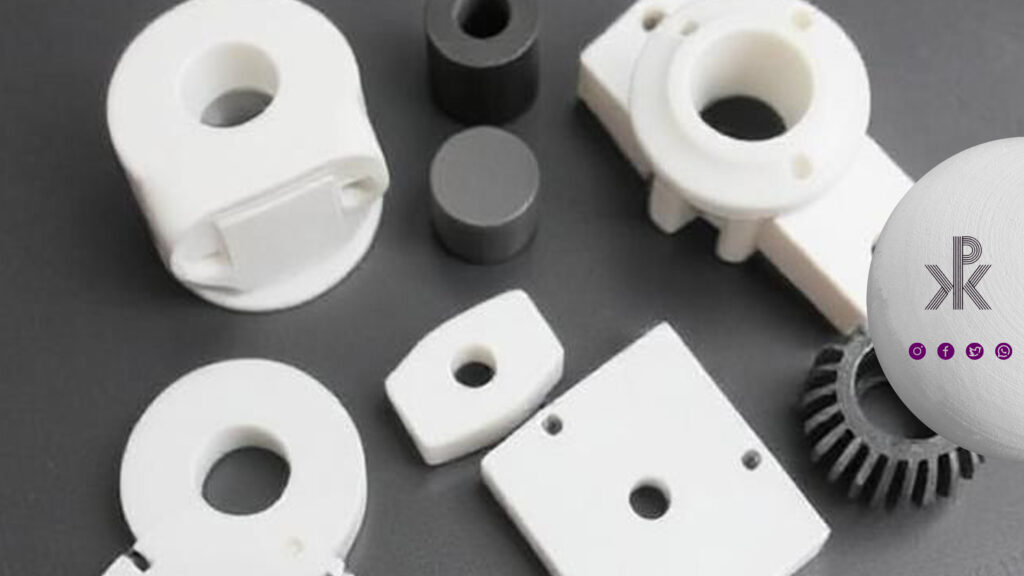 قطعات پلی آمید تراش داده شده با دستگاه cnc فرز