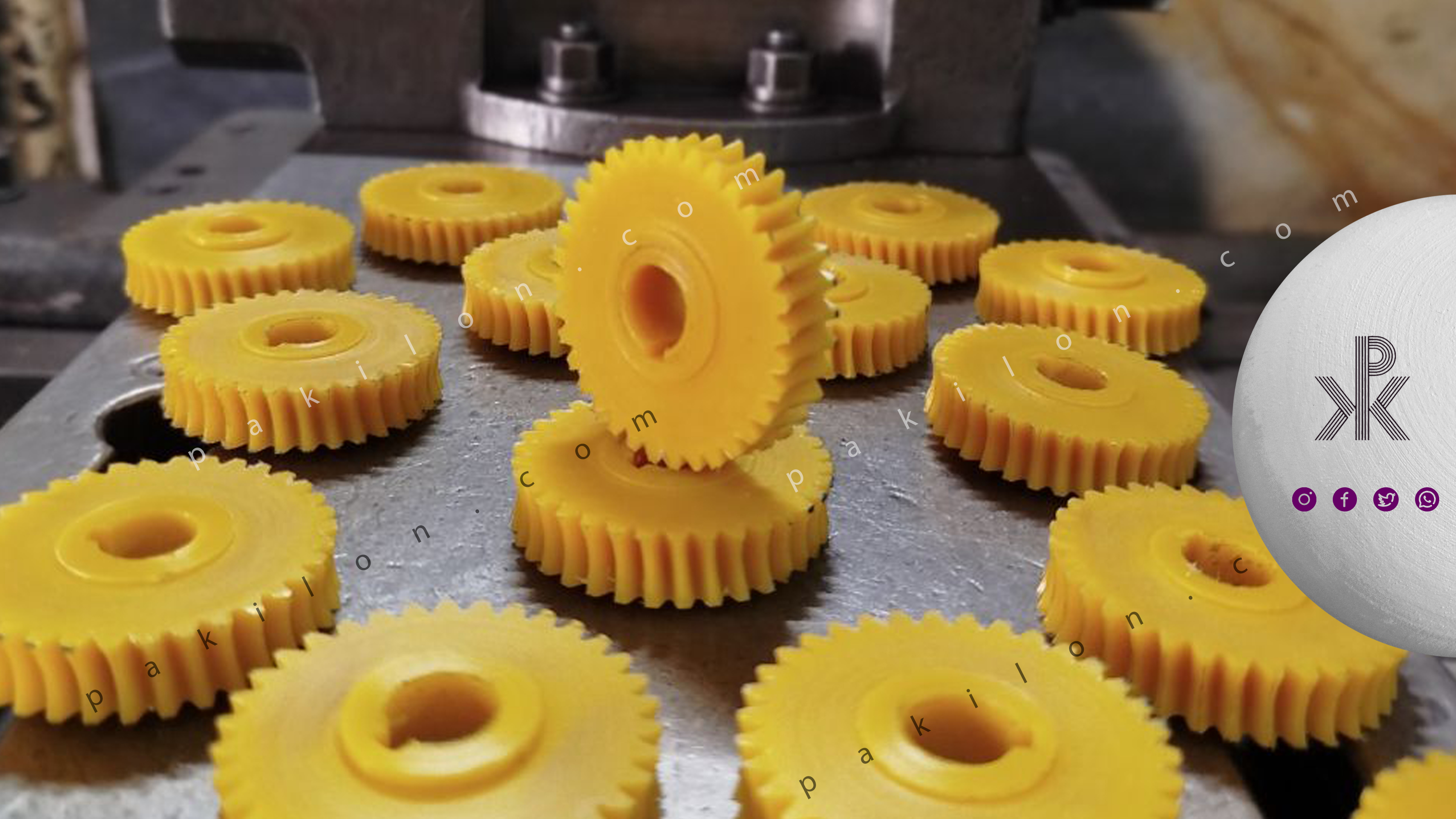 سری تراشی چرخدنده حلزونی تفلونی زلامید به روش فرزکاری