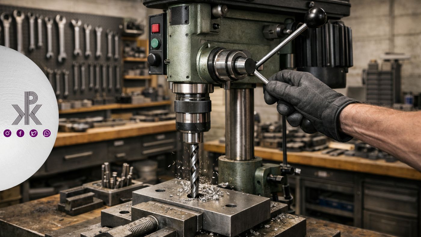 سوراخکاری با دریل ستونی