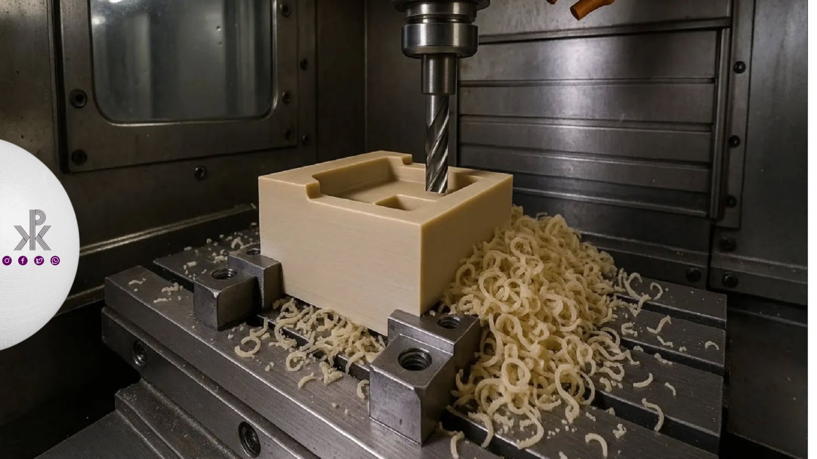 چالشهای ماشینکاری قطعات پیک peek