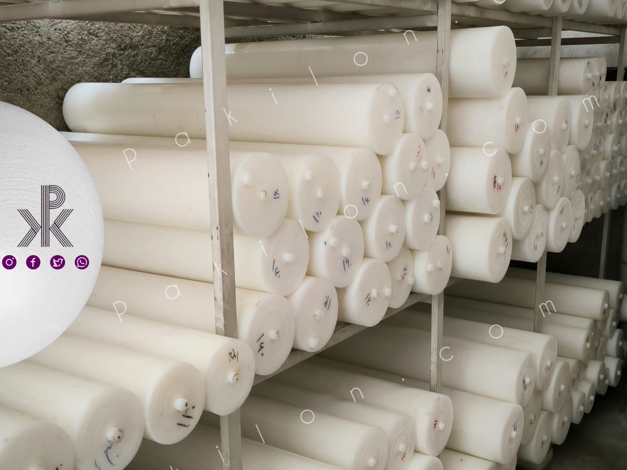 قیمت و خرید میلگرد پلاستیکی پلی اتیلن سنگین HDPE از کارخانه پکیلون