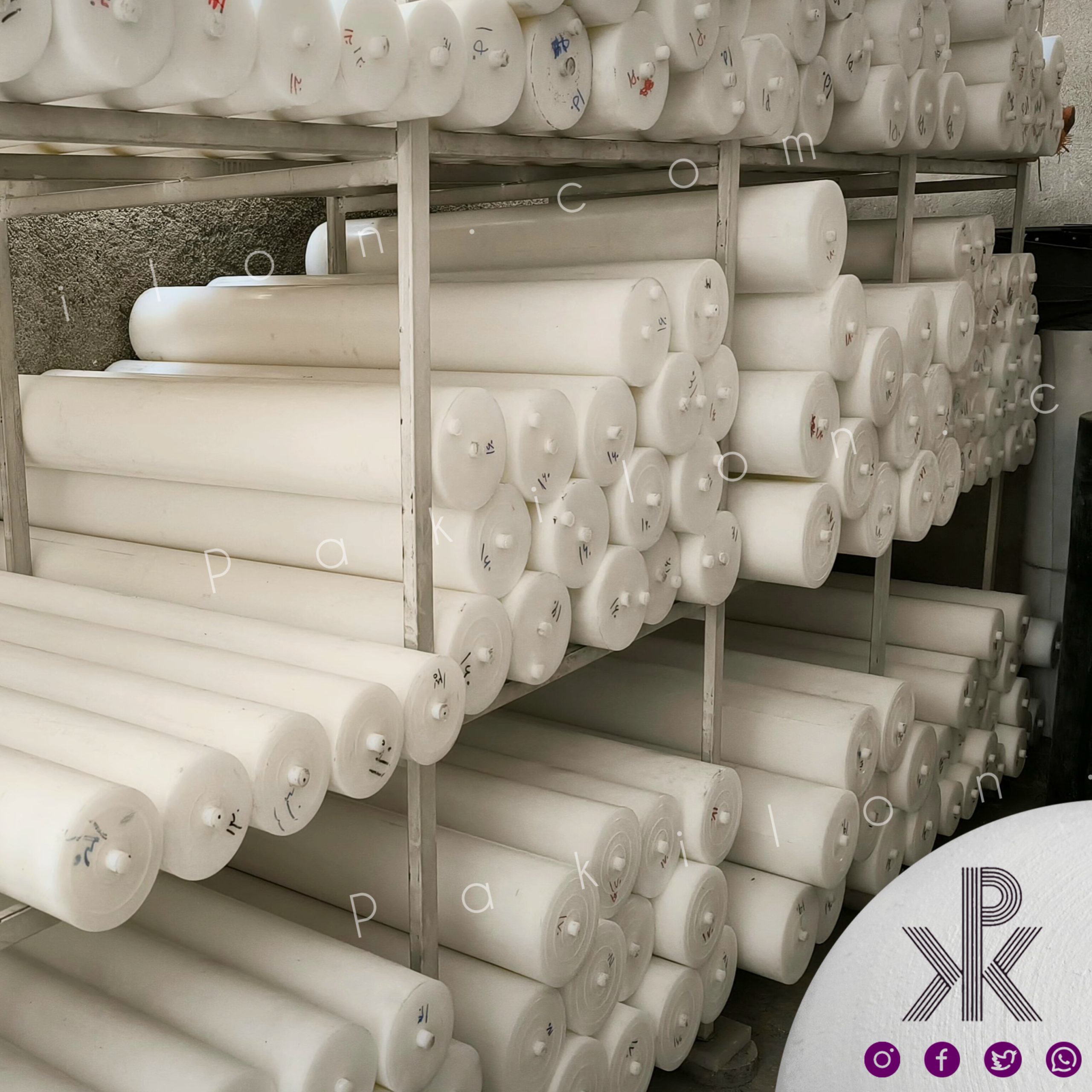 قیمت و خرید میلگرد پلاستیکی پلی اتیلن سنگین HDPE از کارخانه پکیلون